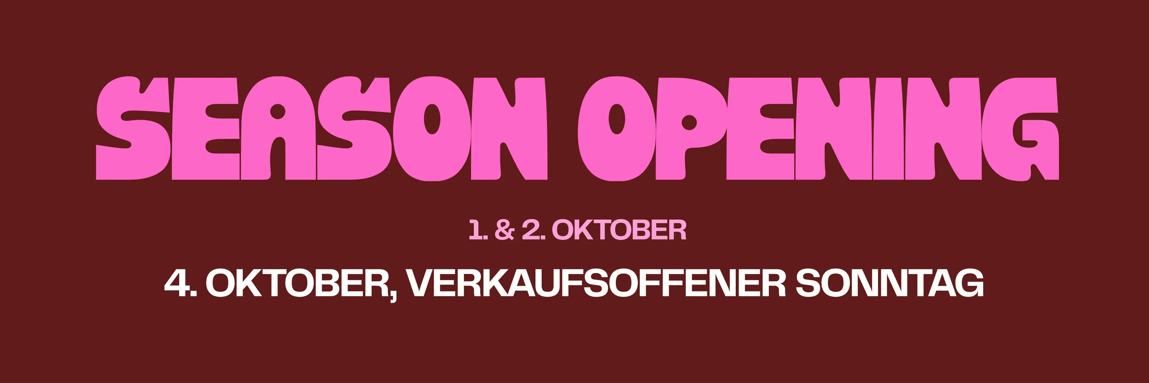 Season Opening in der Trendfabrik Brühl: 1. und 2. Oktober, verkaufsoffener Sonntag am 4. Oktober