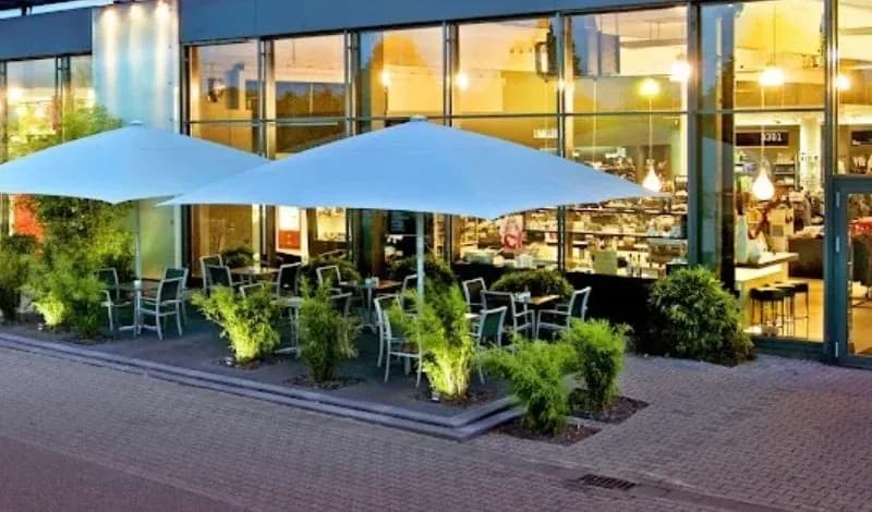 Sommer-Terrasse der Trendfabrik