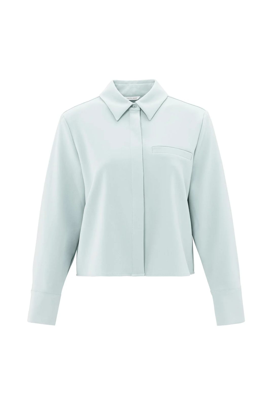 CROPPED SHIRT WITH POCKET