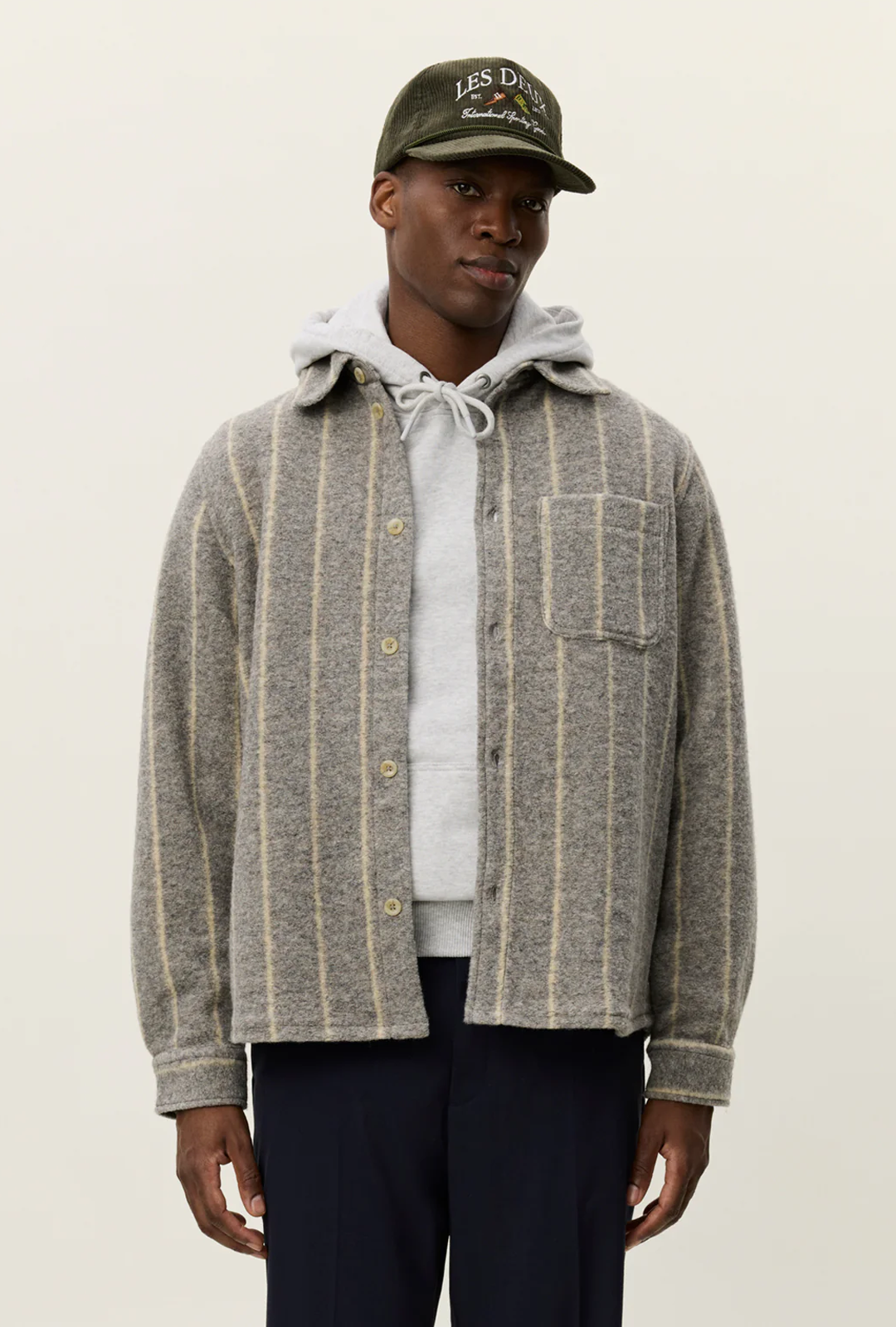 Hemd I  Lennon Wool Pinstripe	Overshirt