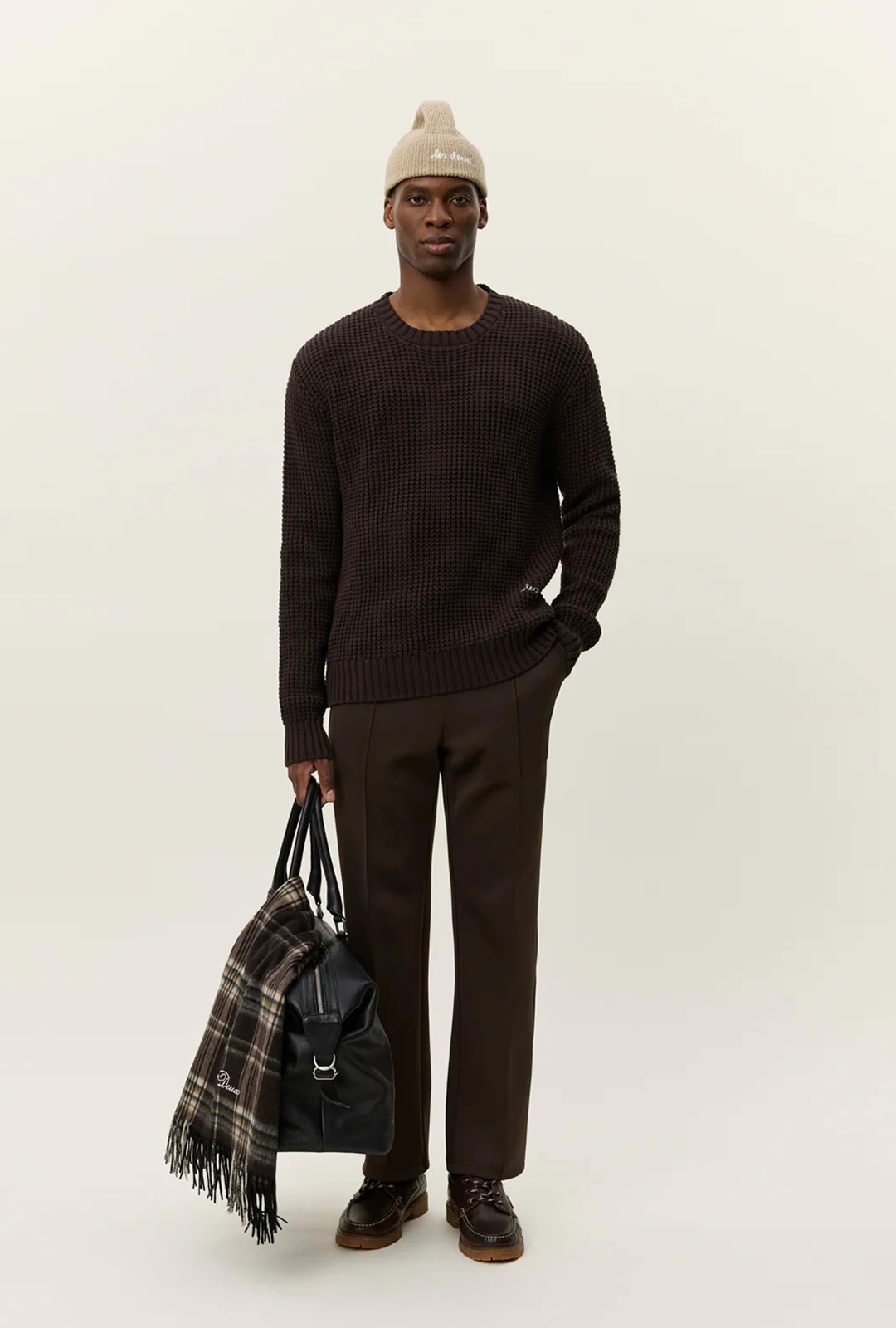 Pullover I  Alvin Waffle Crewneck Knit