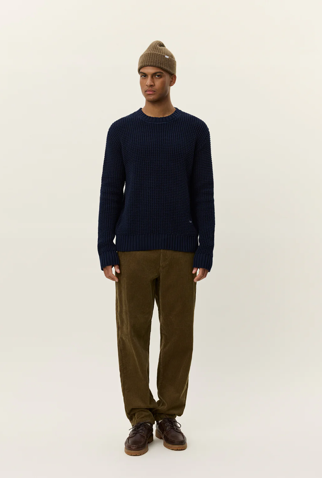 Pullover I  Alvin Waffle Crewneck Knit
