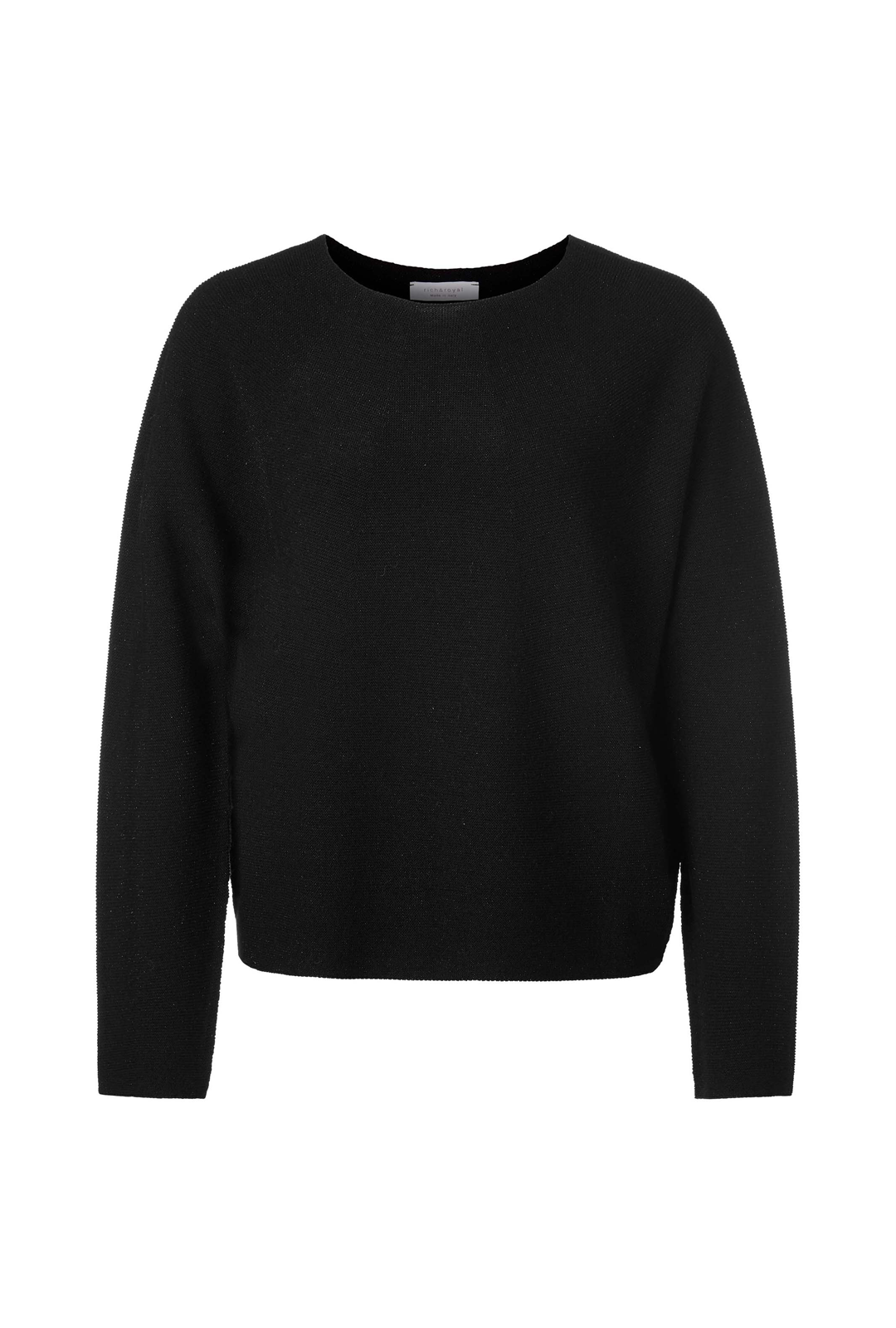 Seamless shniy jumper with boat nec